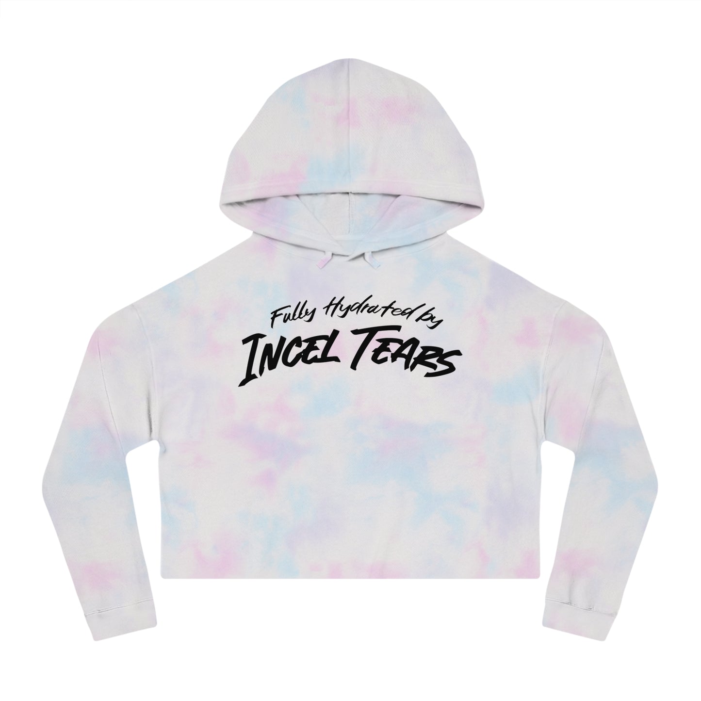 Incel Tears Cropped Hooded Sweatshirt