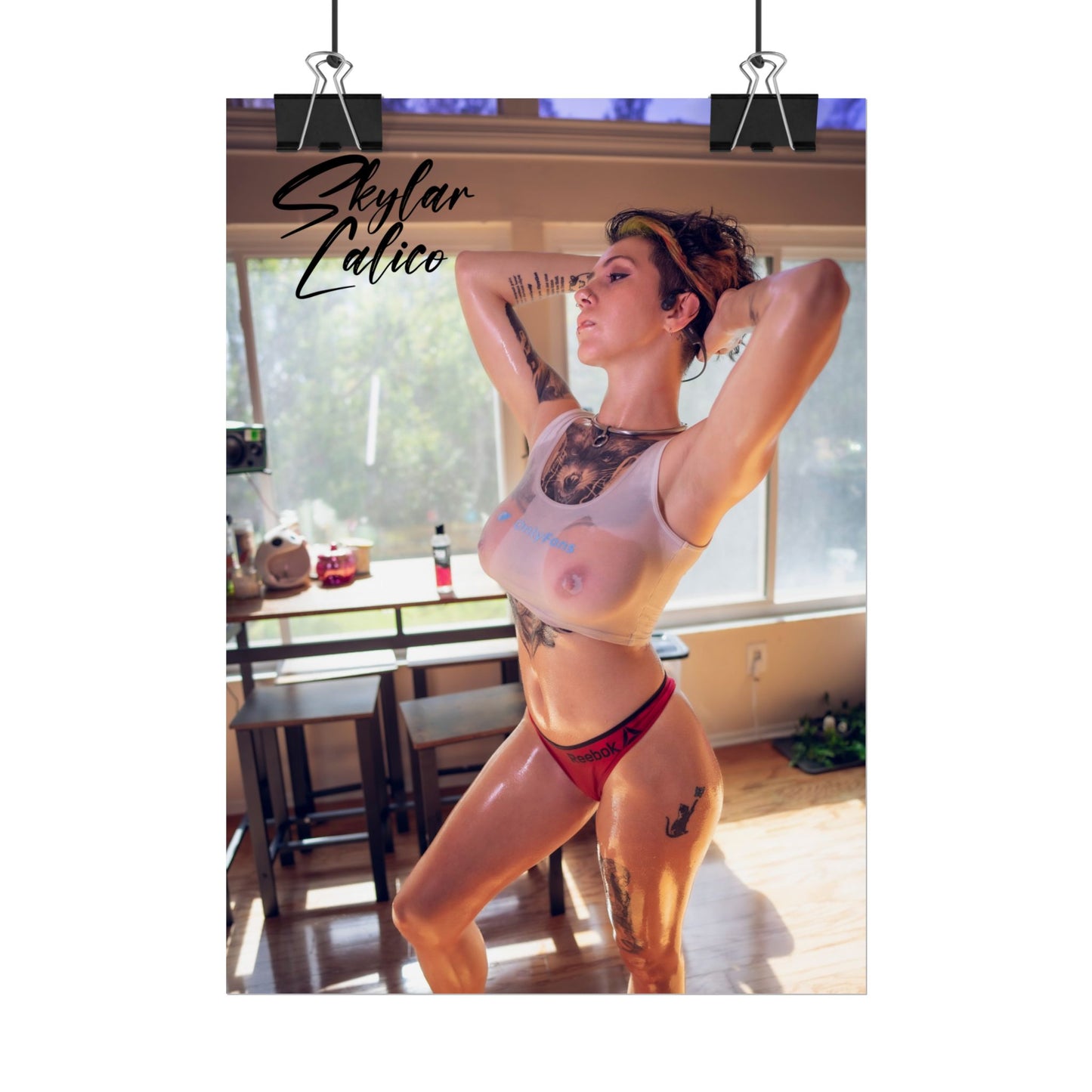 Wet Tee shirt Rolled Posters