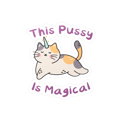 Magic Cat Kiss-Cut Vinyl Decals
