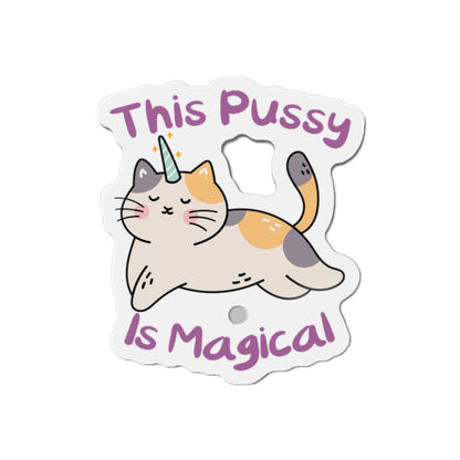 Magic Cat Die-Cut Magnets