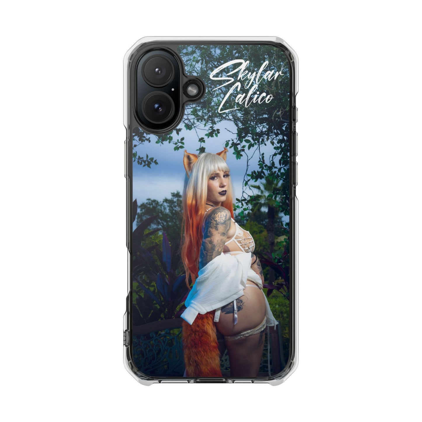 White Fox MagSafe iPhone Case