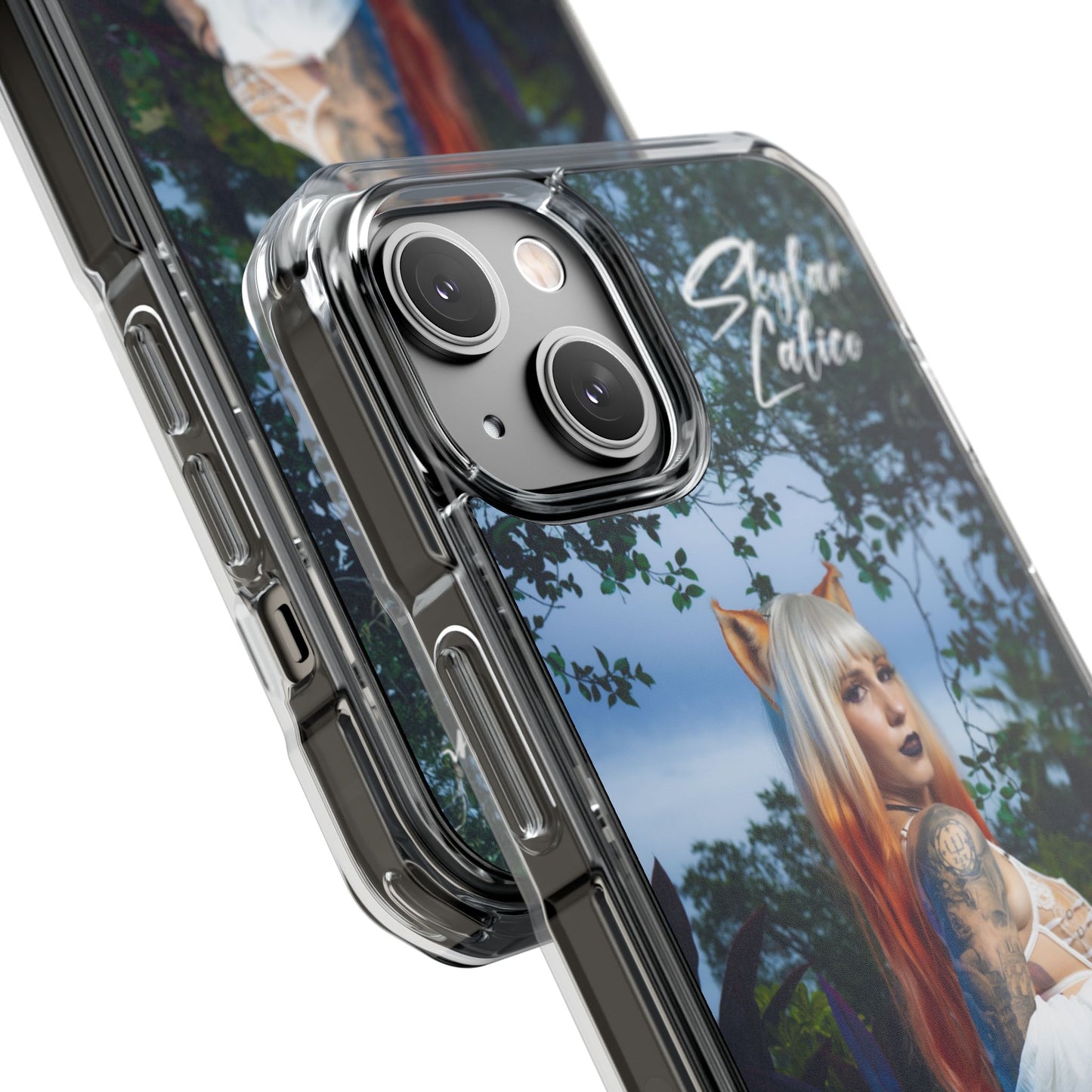 White Fox MagSafe iPhone Case