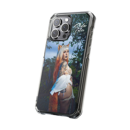 White Fox MagSafe iPhone Case