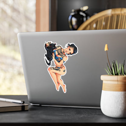 Inkblot and Skylar Kiss-Cut Vinyl Sticker