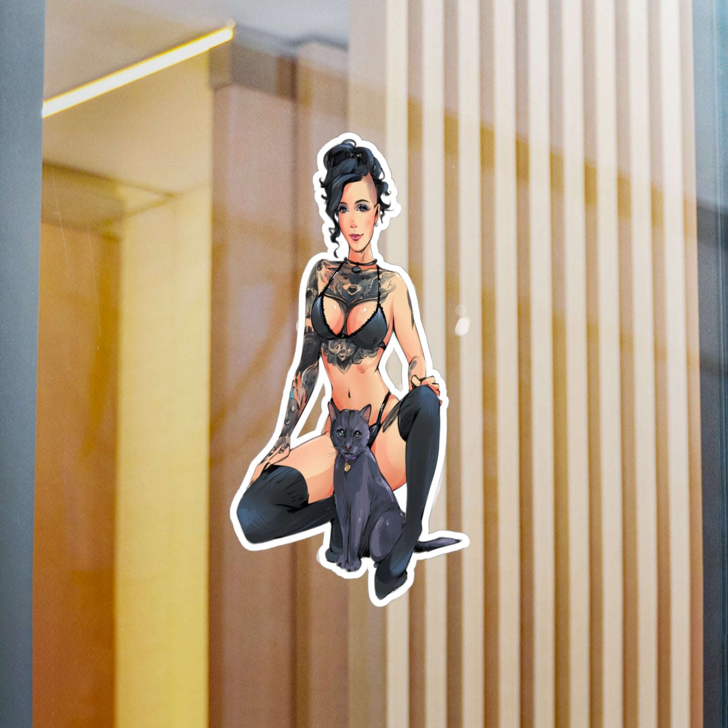 Mimi and Skylar Kiss-Cut Vinyl Sticker