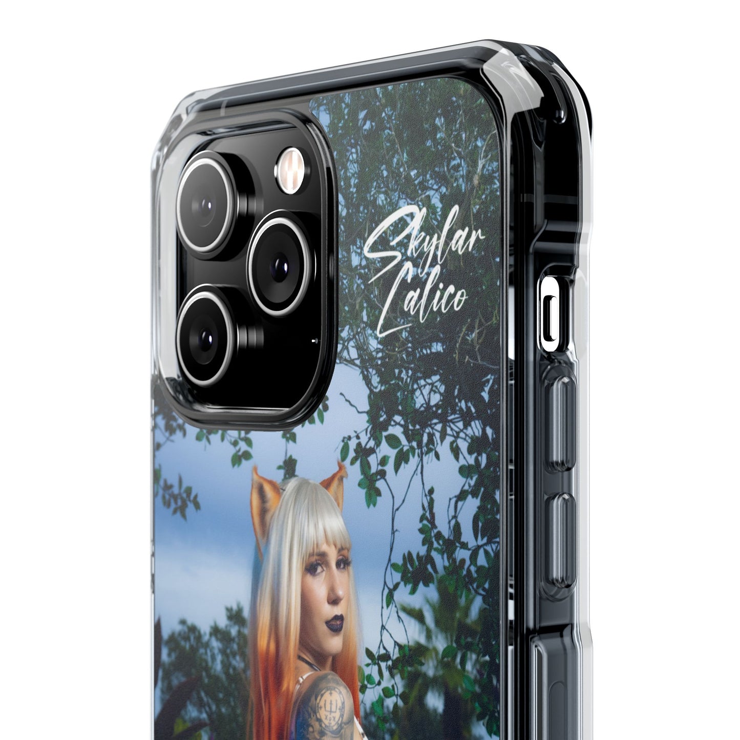 White Fox MagSafe iPhone Case