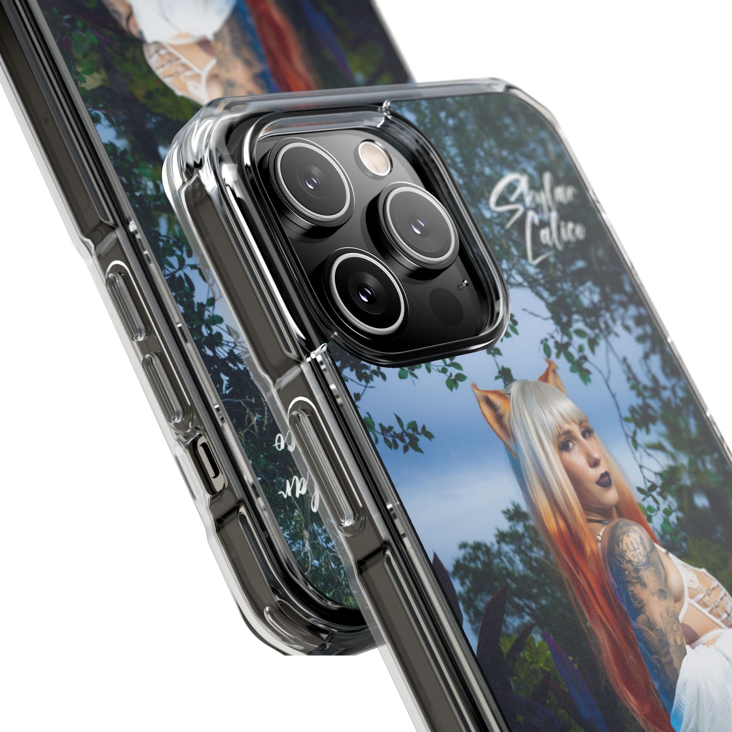 White Fox MagSafe iPhone Case