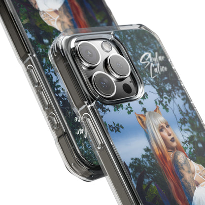 White Fox MagSafe iPhone Case