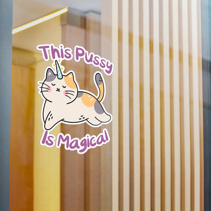 Magic Cat Kiss-Cut Vinyl Decals
