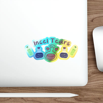 Incel Tears Holographic Die-cut Stickers