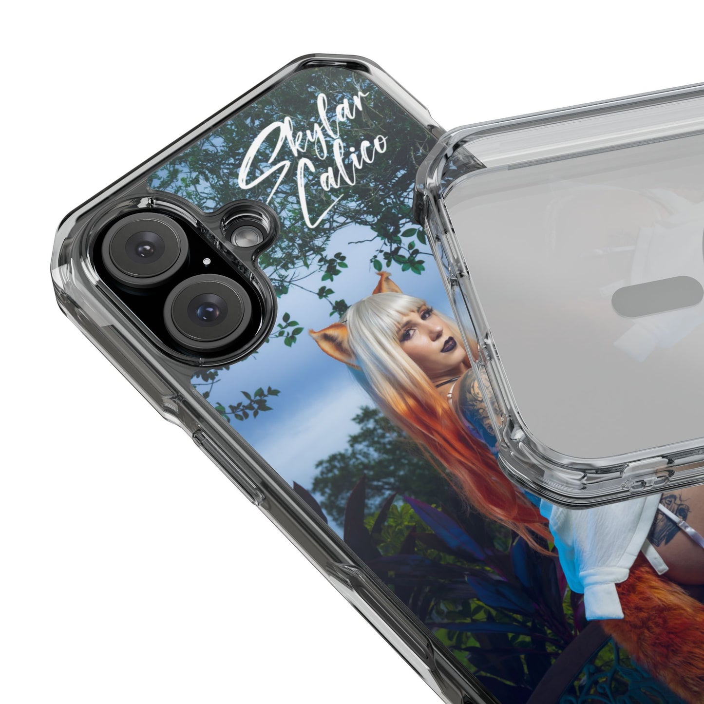 White Fox MagSafe iPhone Case