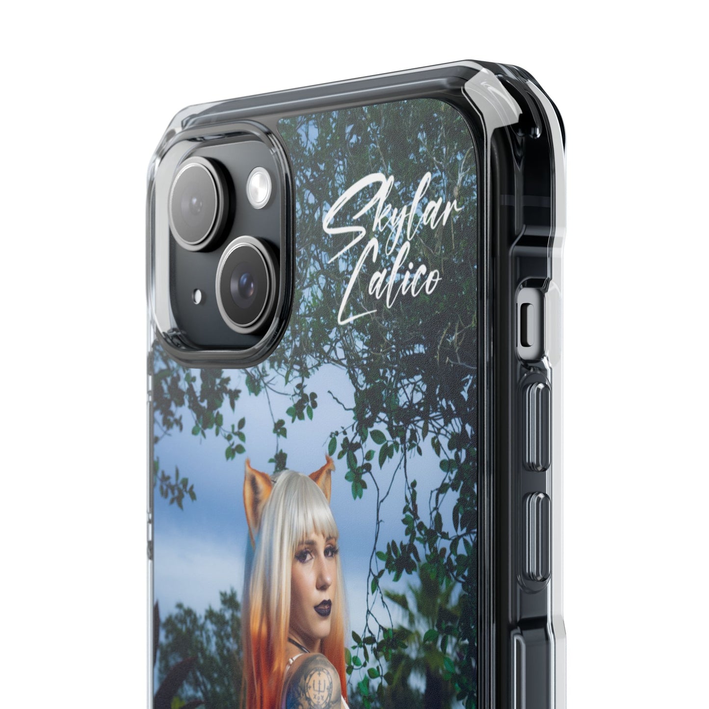 White Fox MagSafe iPhone Case