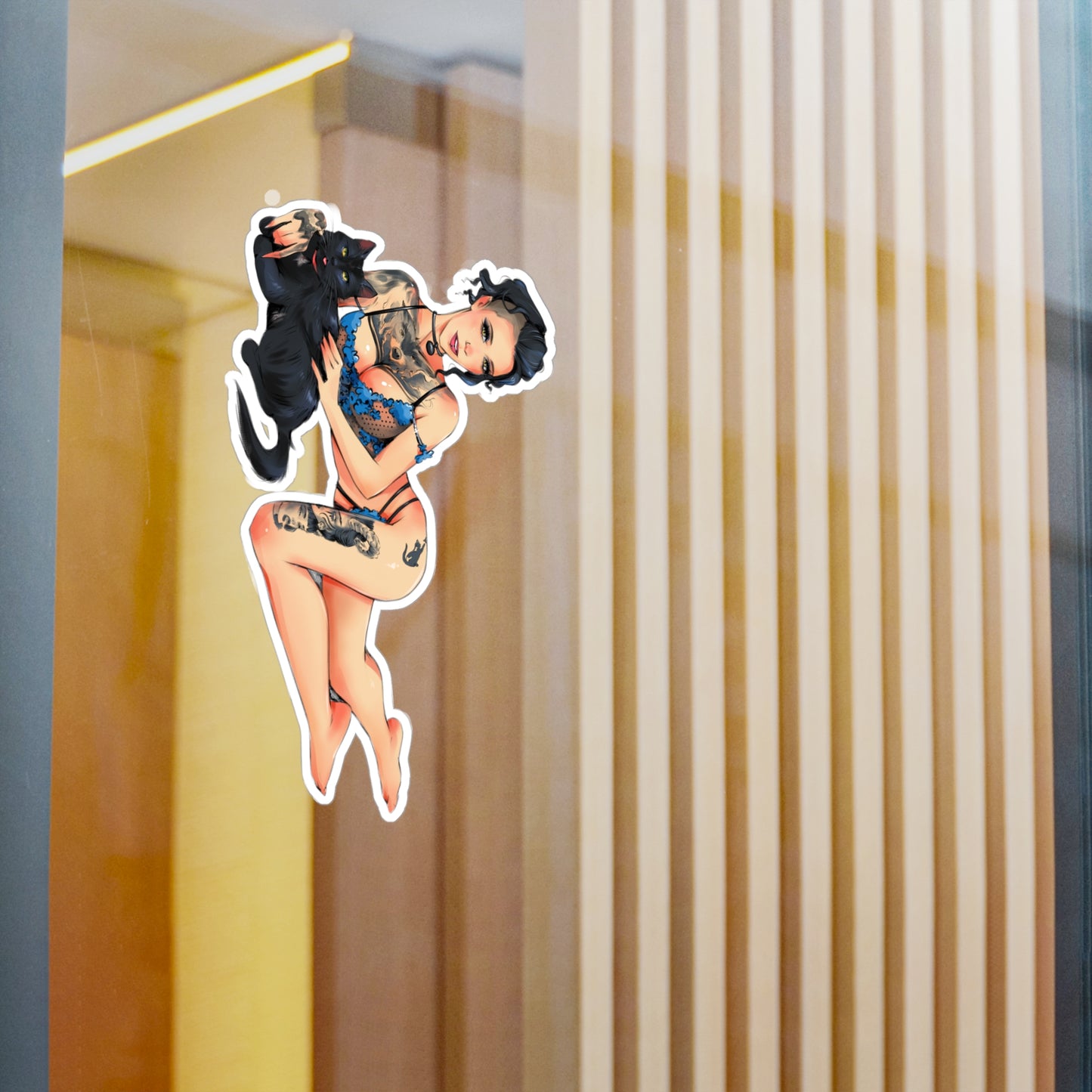 Inkblot and Skylar Kiss-Cut Vinyl Sticker