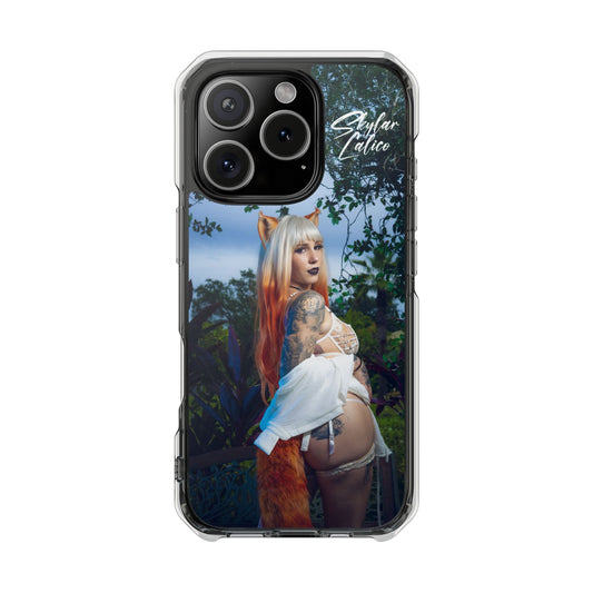 White Fox MagSafe iPhone Case