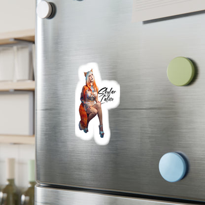 White Fox Vinyl stickers
