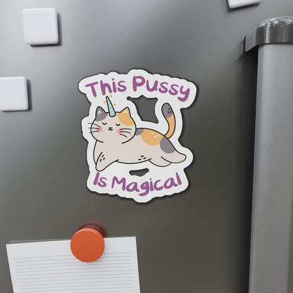 Magic Cat Die-Cut Magnets