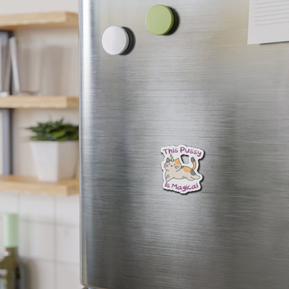 Magic Cat Die-Cut Magnets