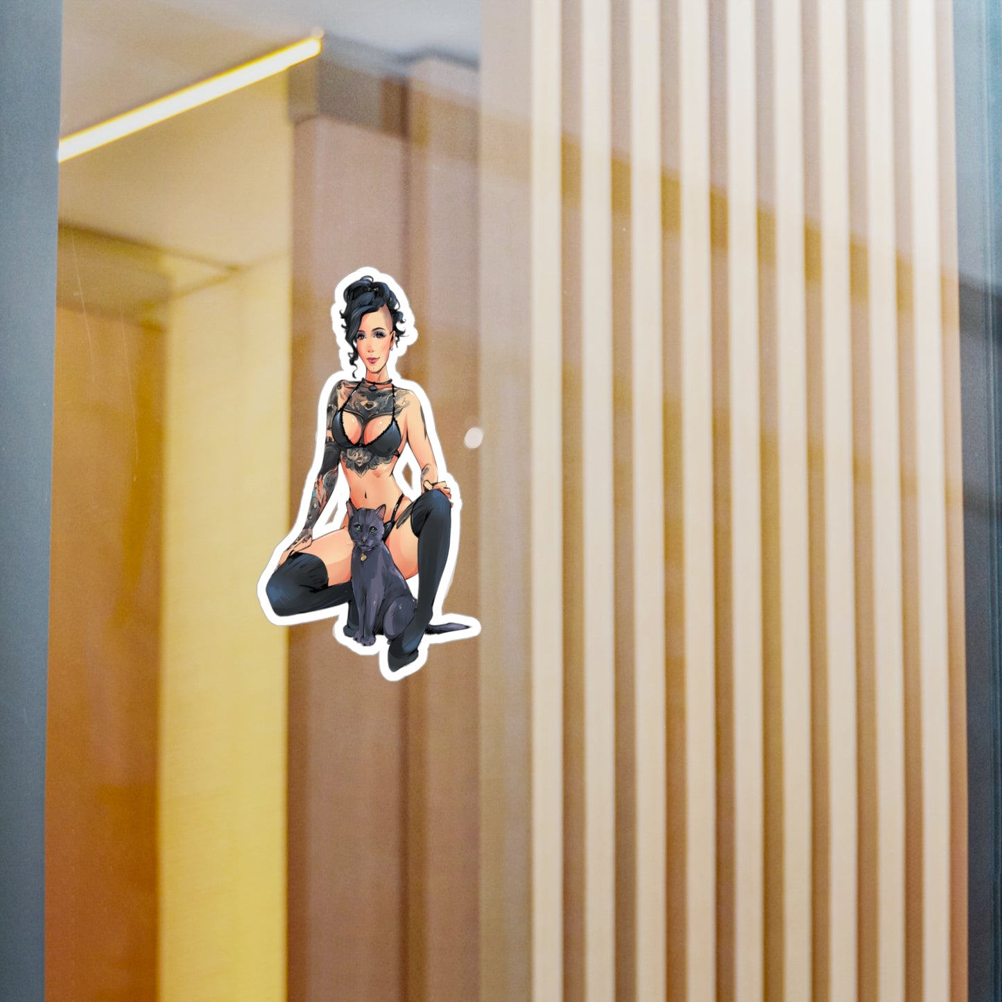 Mimi and Skylar Kiss-Cut Vinyl Sticker