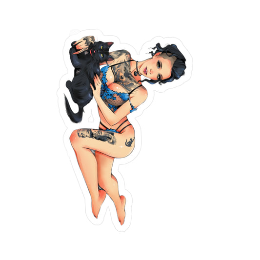 Inkblot and Skylar Kiss-Cut Vinyl Sticker