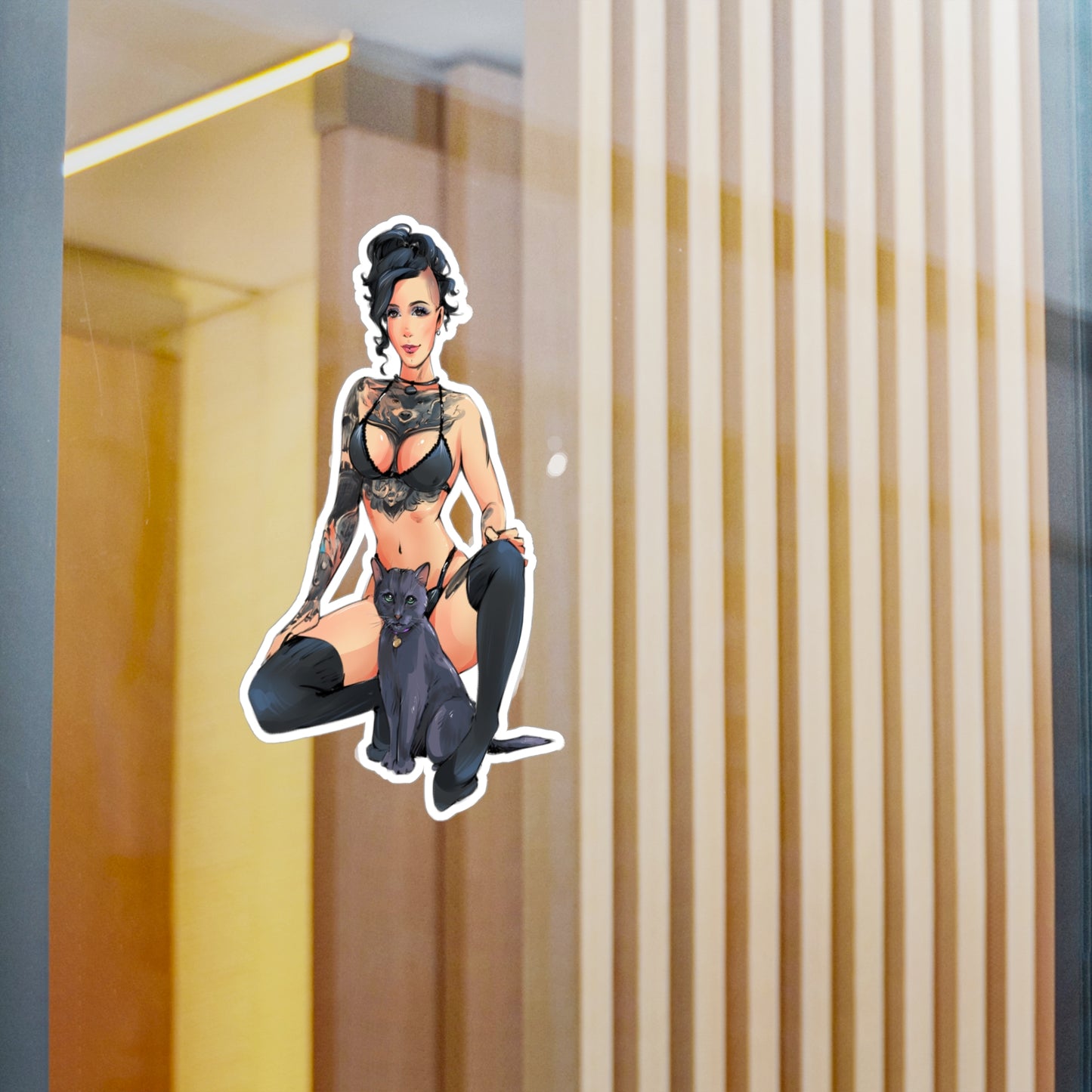 Mimi and Skylar Kiss-Cut Vinyl Sticker